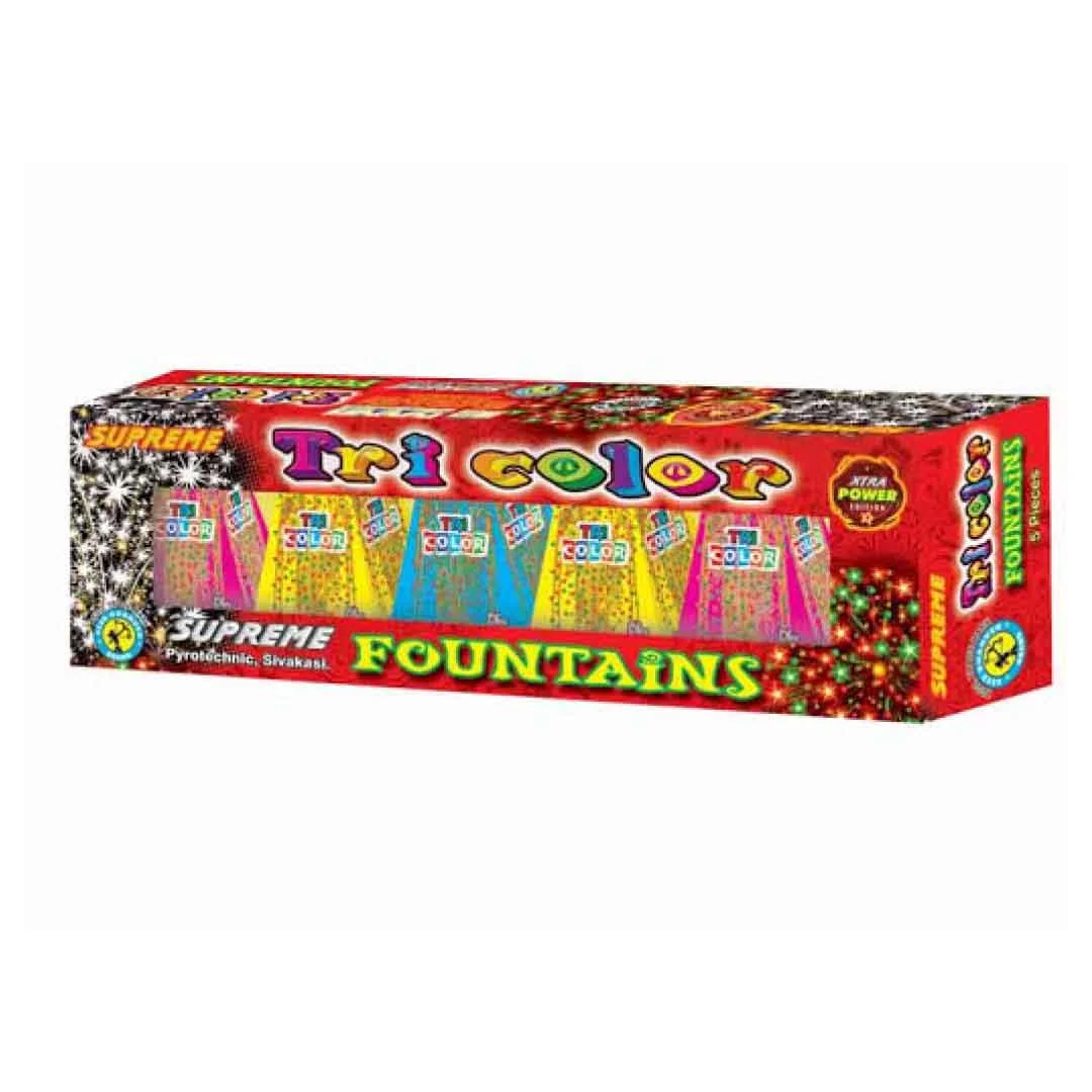TRI COLOUR FOUNTAIN (WINDOW PACK) (5 Pcs)