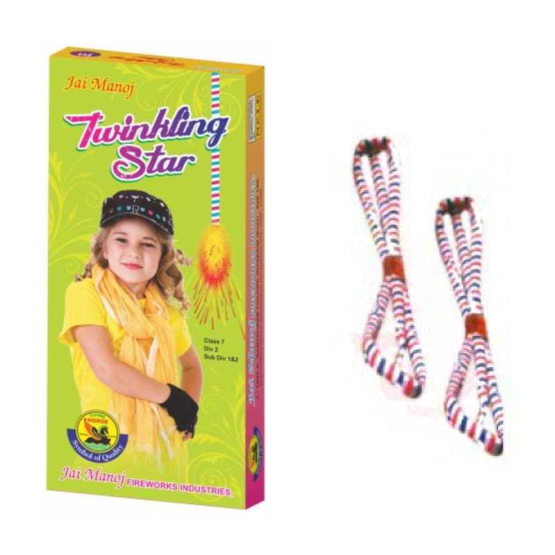 4" TWINKLING STAR (10 PCS)
